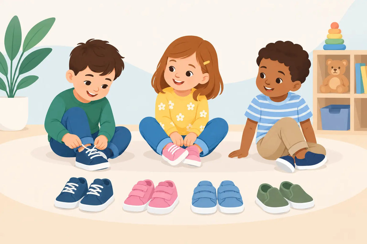 What Size Shoes Do Preschoolers Wear at Ages 3-5?