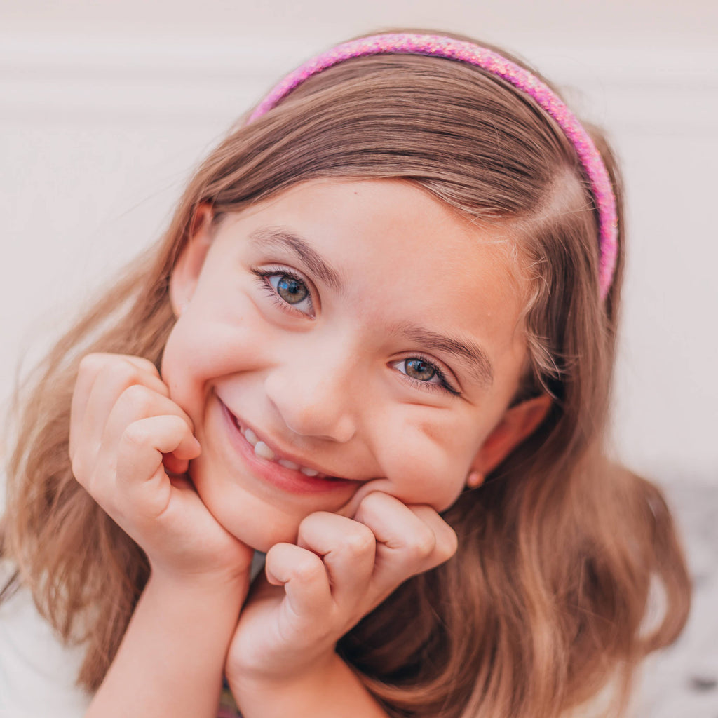 Glitter Headband - Thin Hairbands for Kids