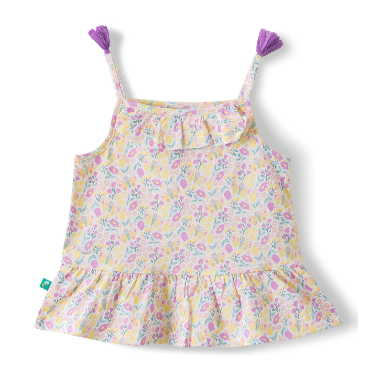 Toddler Girls’ Floral Peplum Top & Matching Pants Set