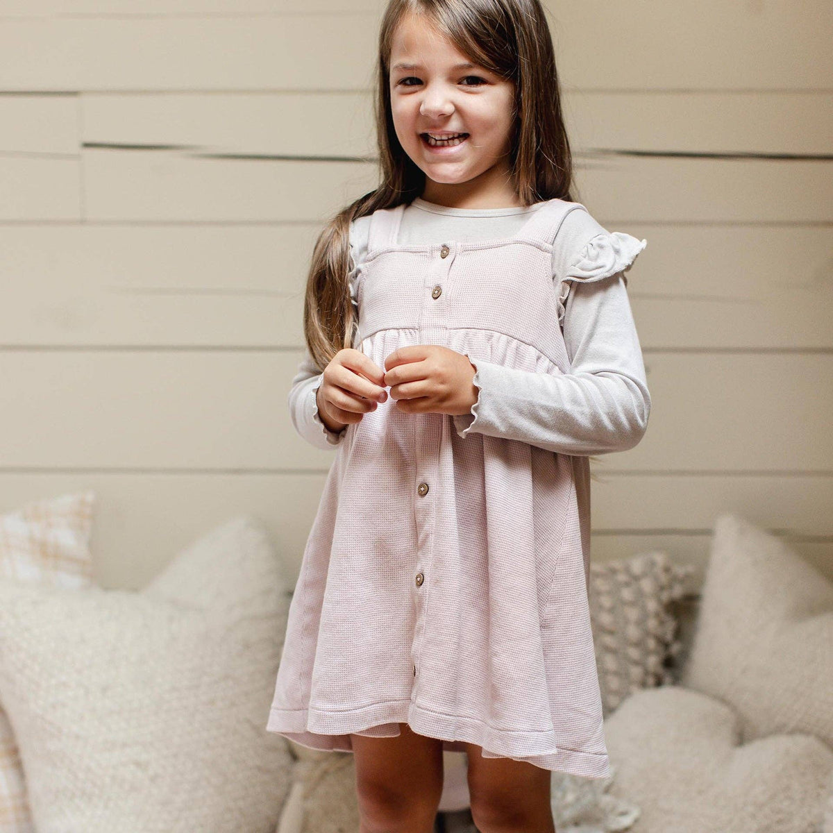 Flutter Organic Tee & Thermal Dress Set