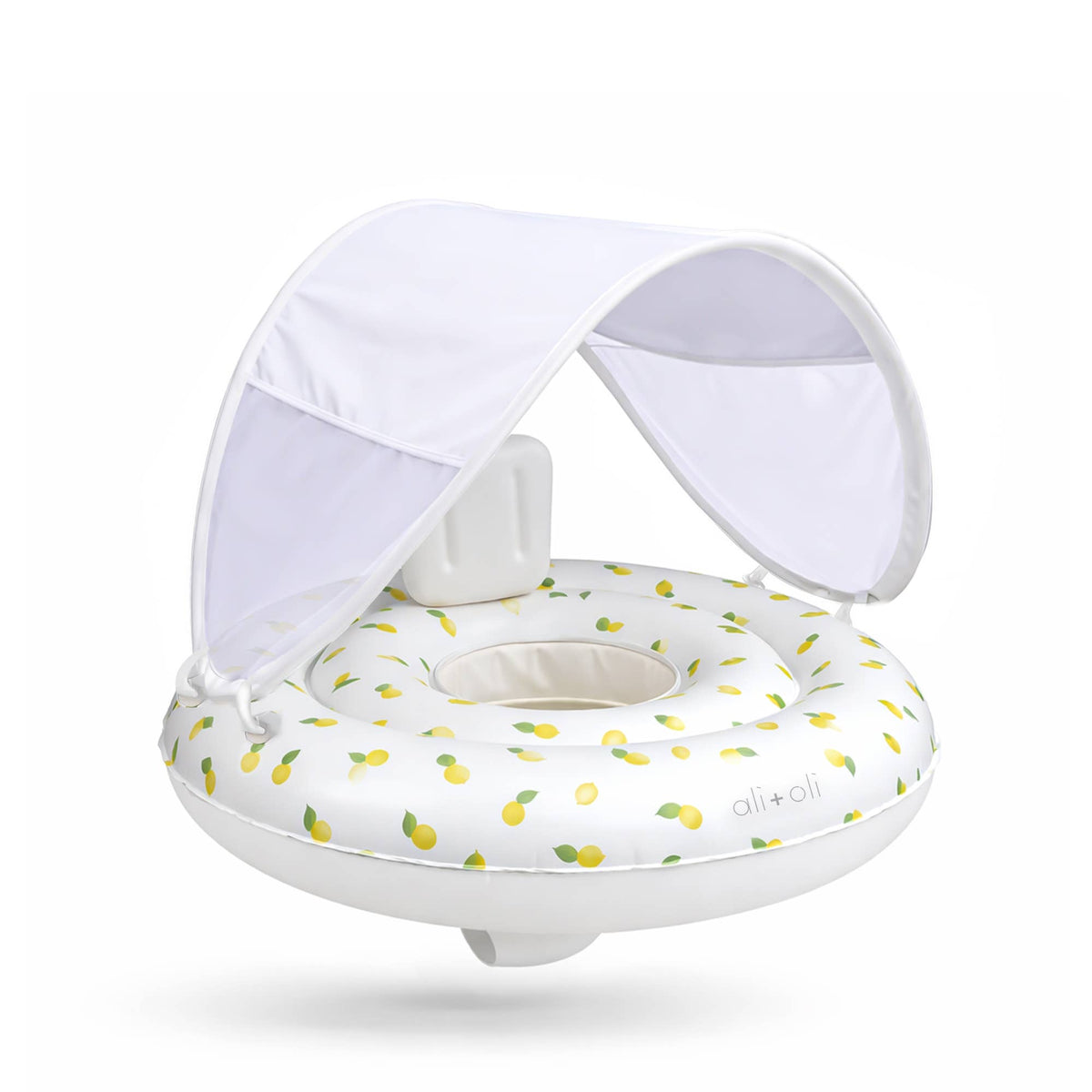 Ali+Oli Baby Swim Seat with Sun Canopy (Lemons)