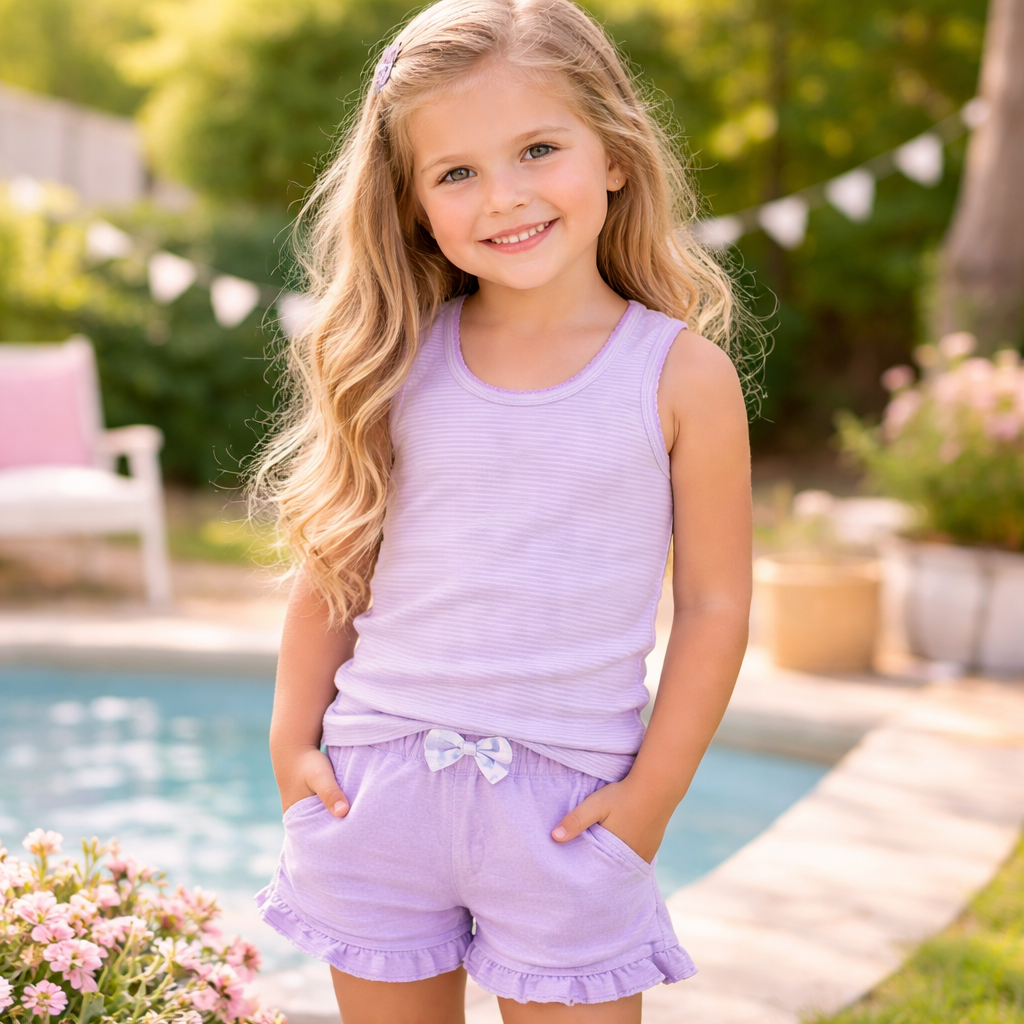 Organic Cotton Tank Tops for Youngsters 1-8 years