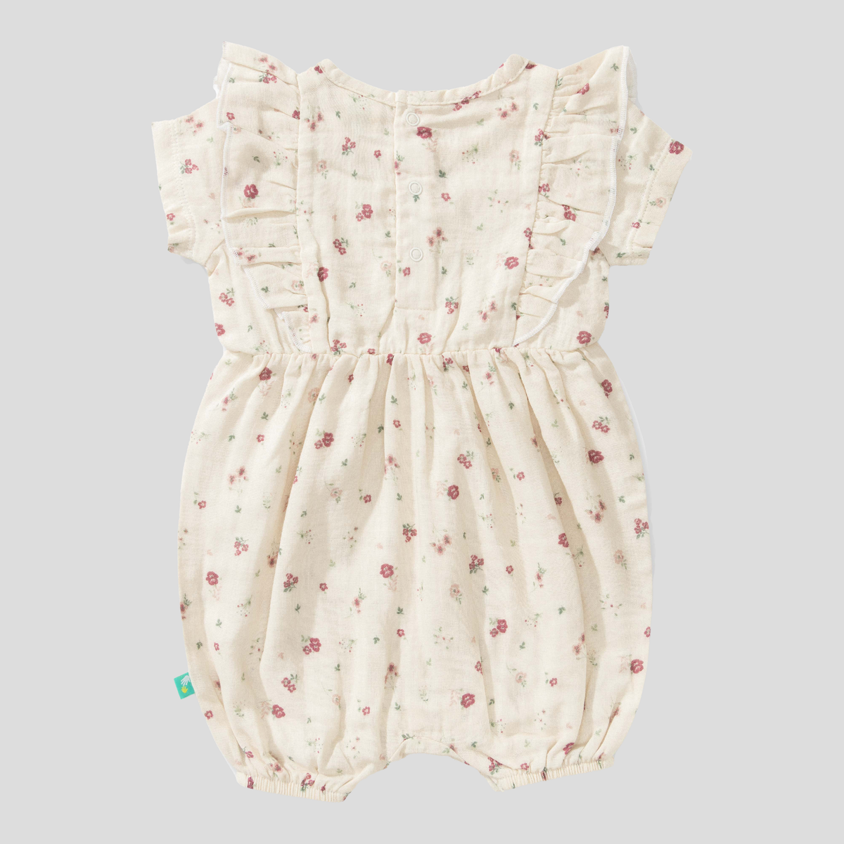 Ruffled Blooming Snug Fit Romper for Baby Girls