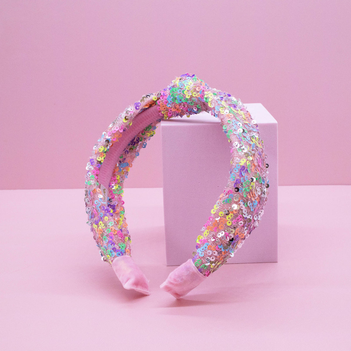 Kids Knot Headband - Sequin Knotted Hair Band Accessories
