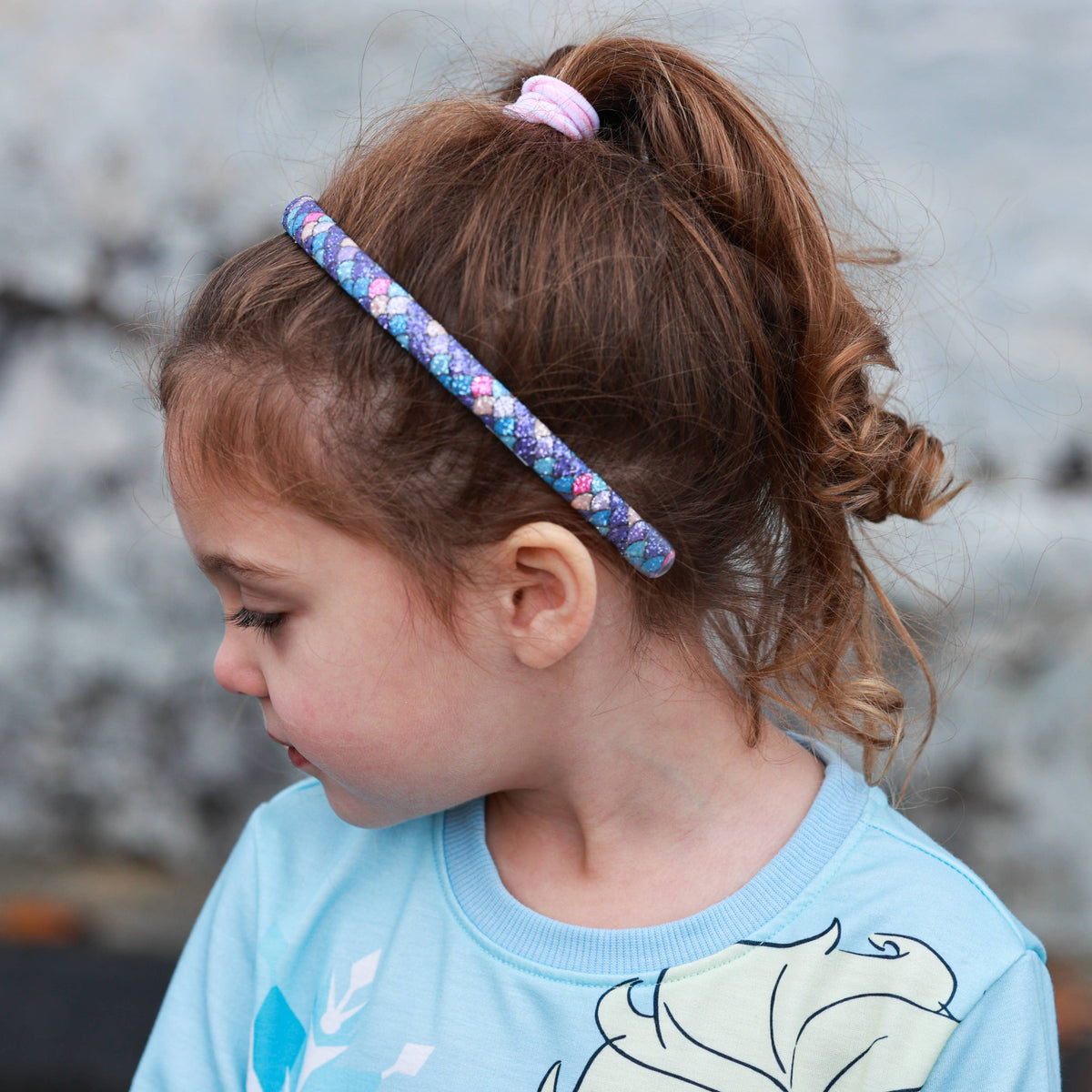 Mermaid Headband - Kids Thin Non Slip Hair Accessories