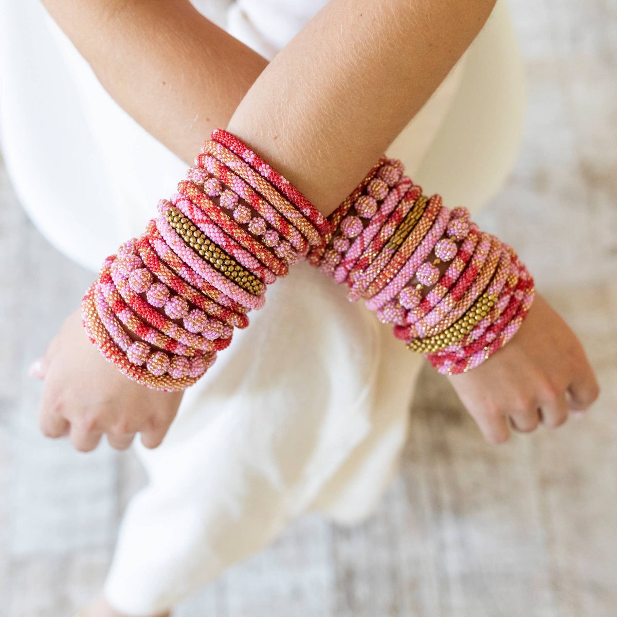 Original Roll-On® Bracelets - Hibiscus Set of 12
