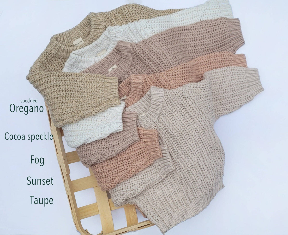 Kids Chunky Knit Sweater | 2T-12T