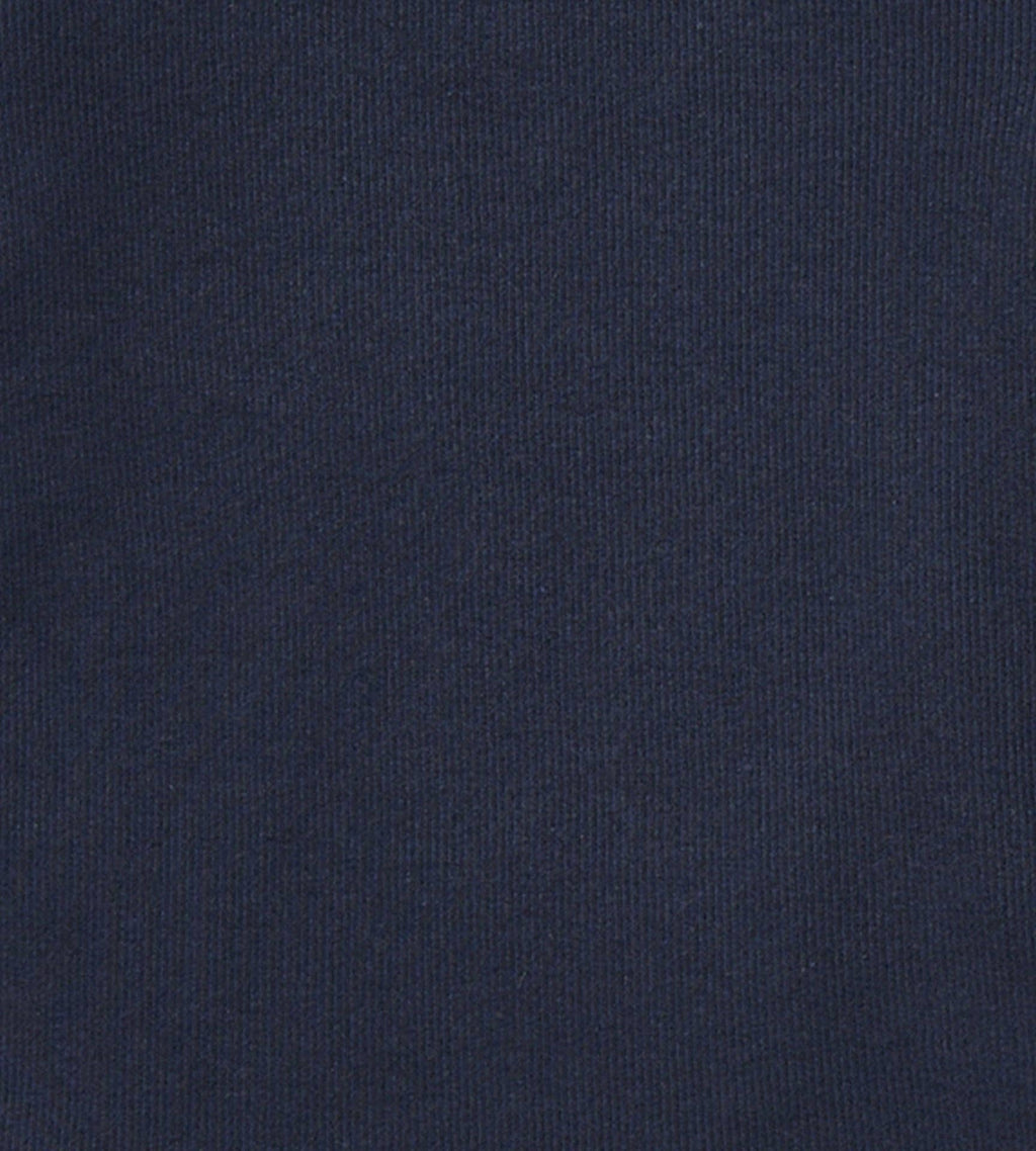 Solid Rib Organic Cotton Two-Piece Pajamas - Midnight