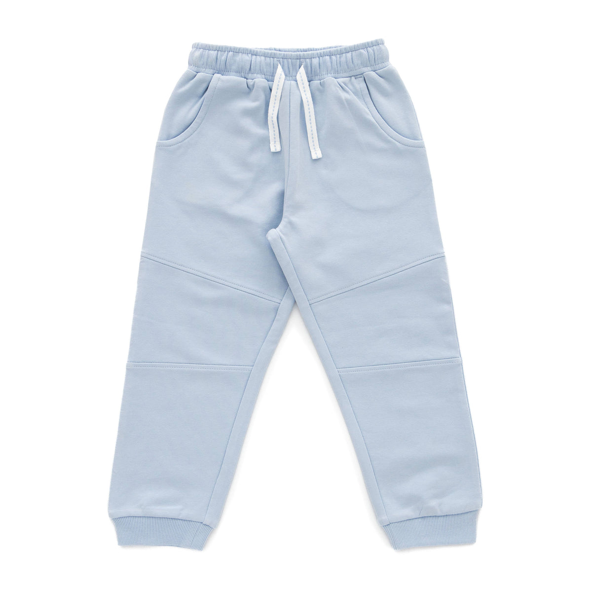 Organic Striped Safari Toddler T-Shirt & Jogger Set – Blue