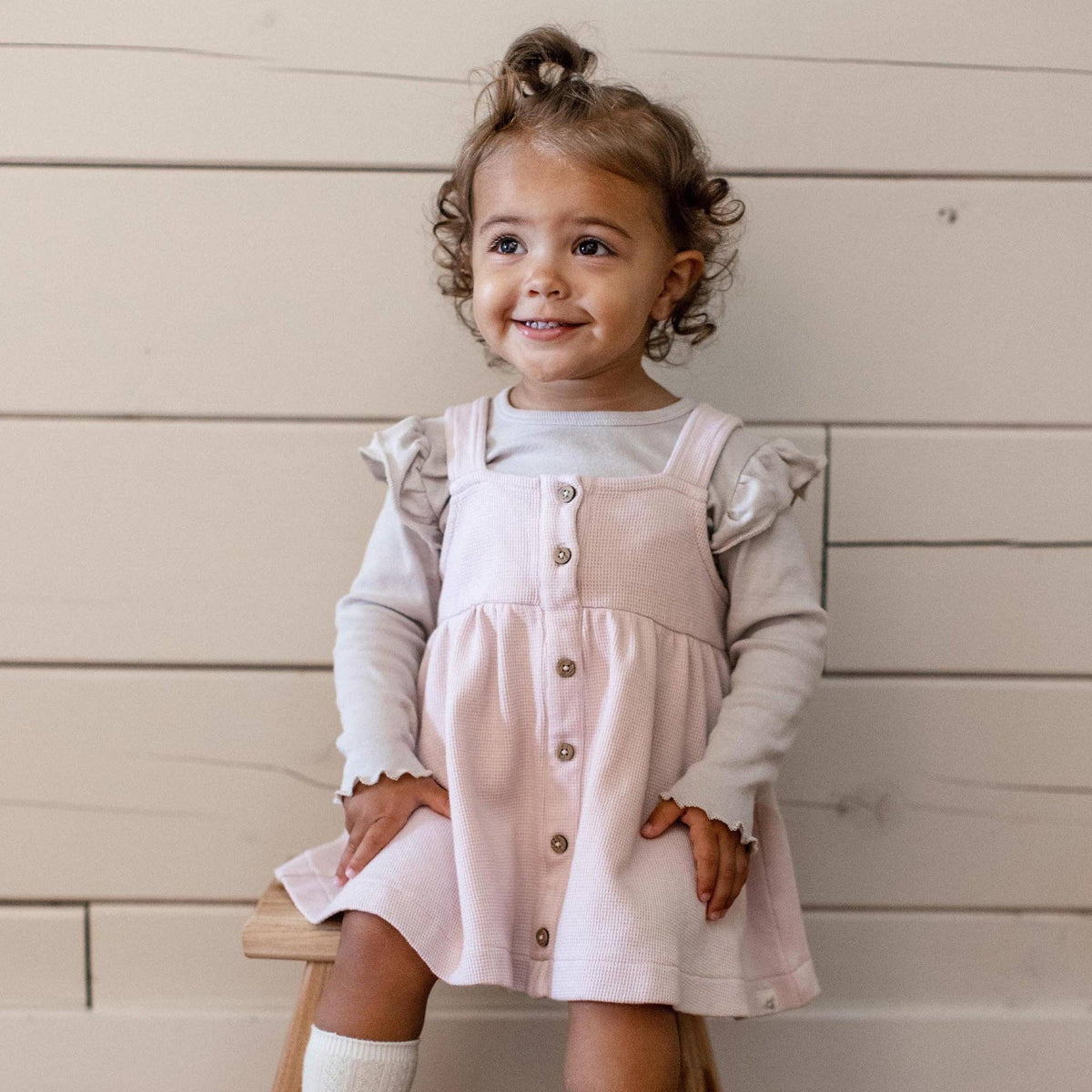 Flutter Organic Tee & Thermal Dress Set