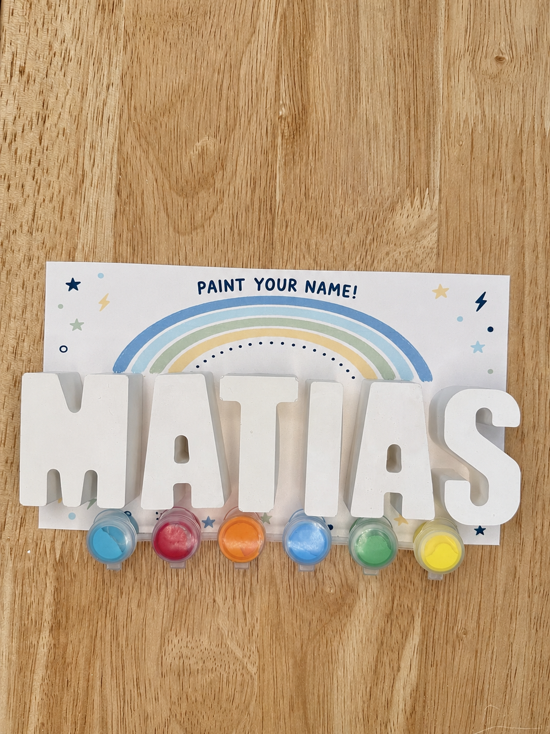 Paint Your Name Plaster Craft Kit