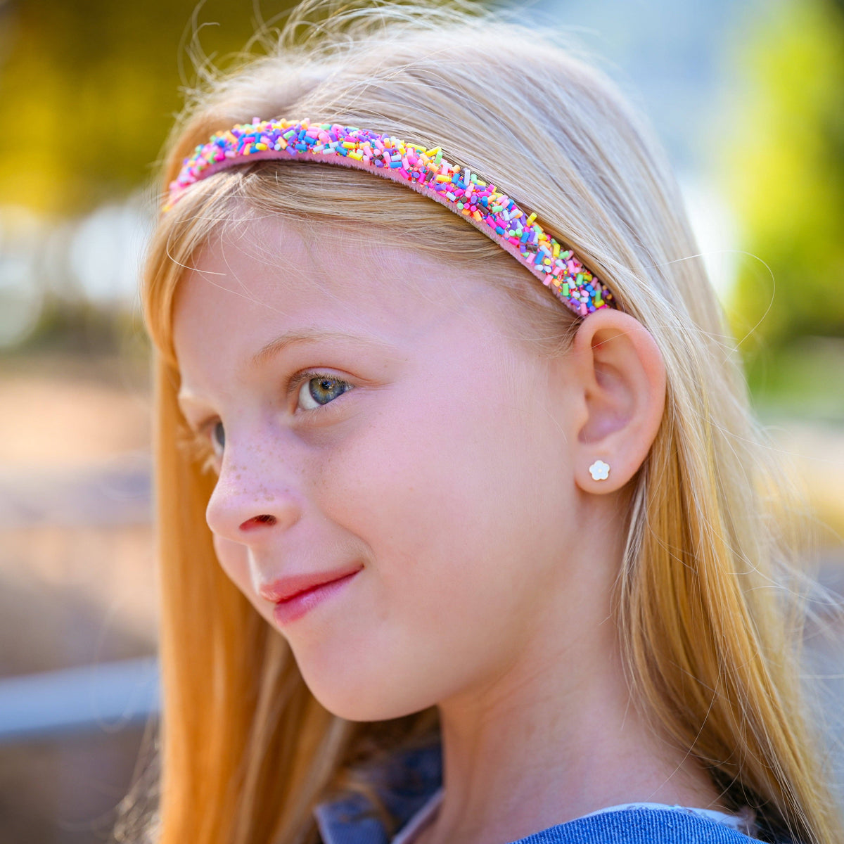 Thin Sprinkle Headband - Non Slip Hair Accessories for Kids