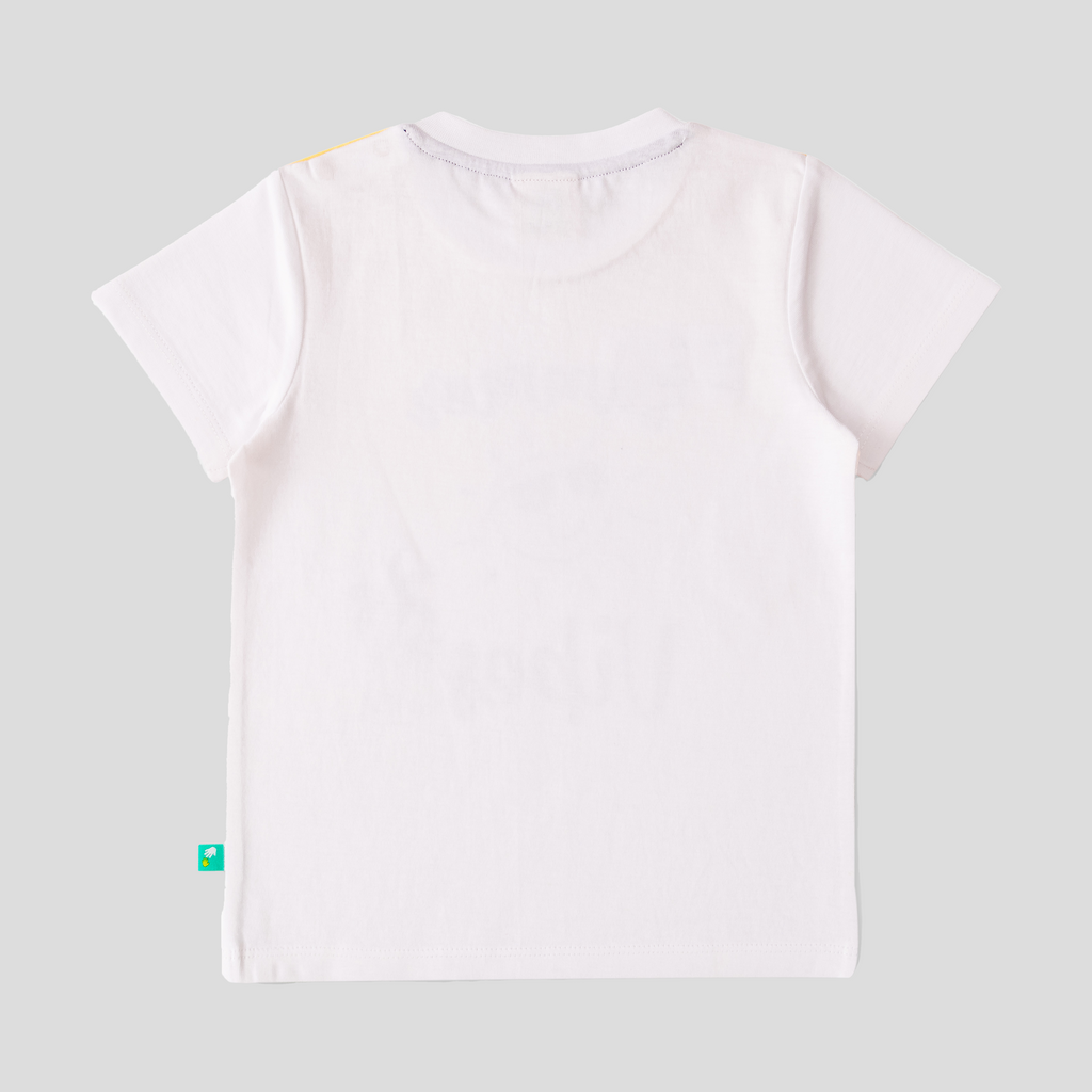 Summer Beige T-Shirt for Toddler Boys
