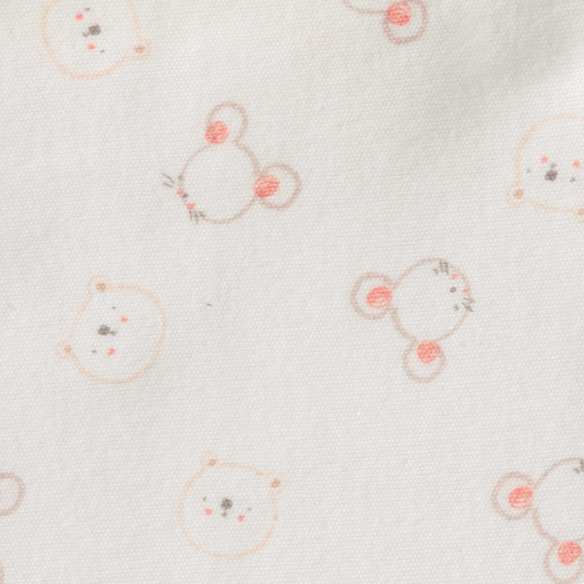 Animal Themed Full Sleeve Onesie Set for Baby Girl