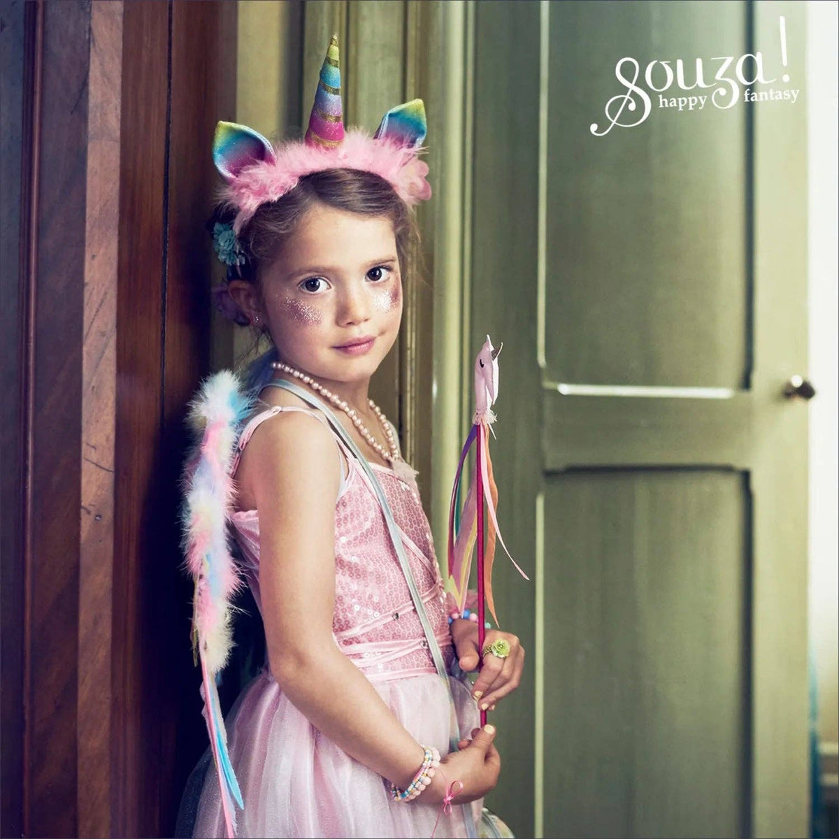 Unicorn Wings & Head band set - Costume Accessory for Kids - Carnival & Festive Use