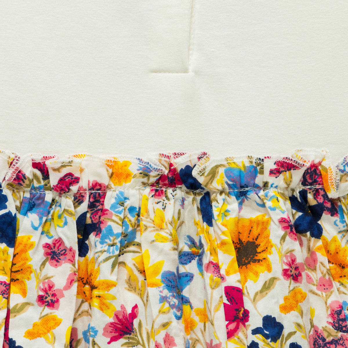 Charming Floral Full Sleeve Flair Dress for Toddler