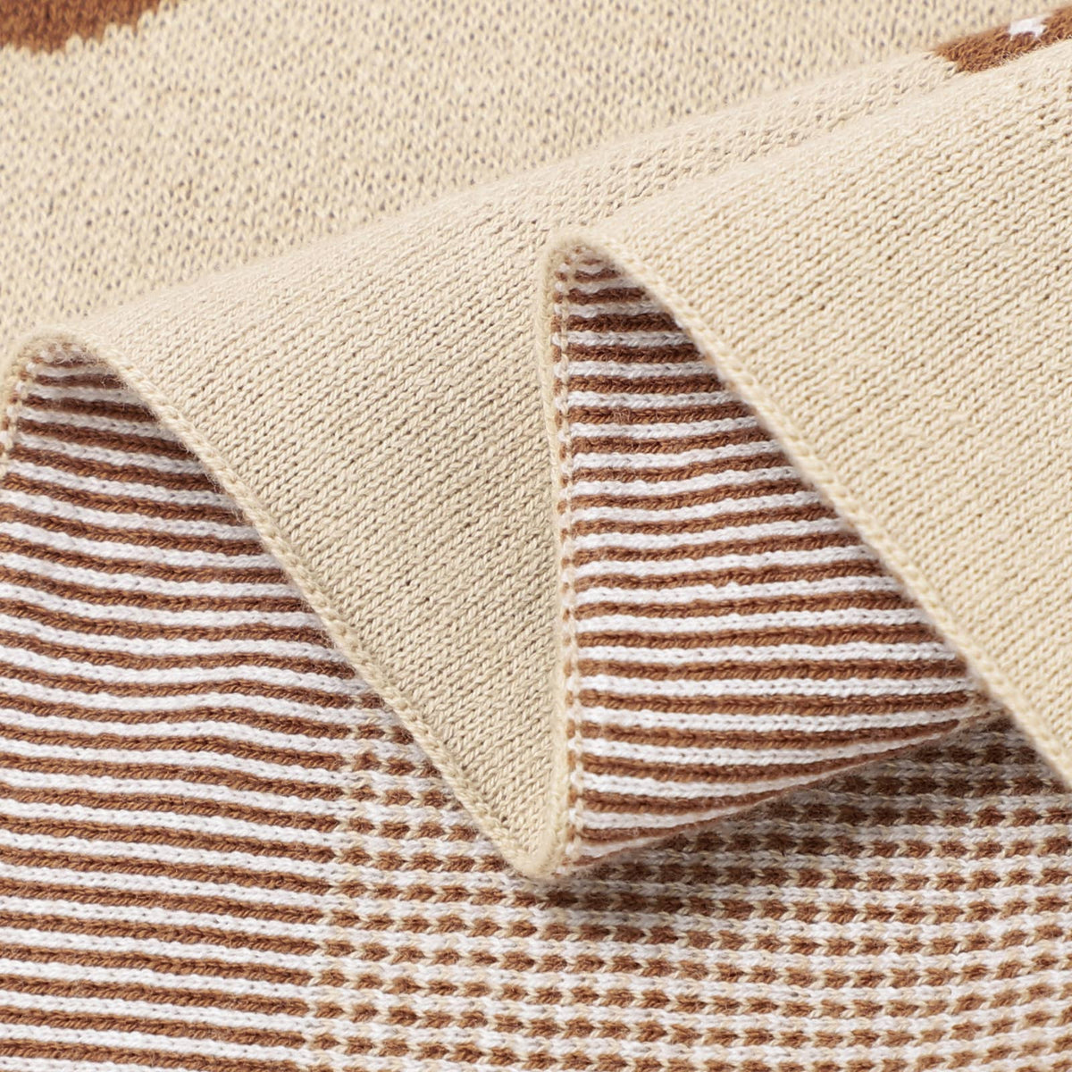 100% Luxury Cotton Swaddle Receiving Baby Blanket - Mushroom