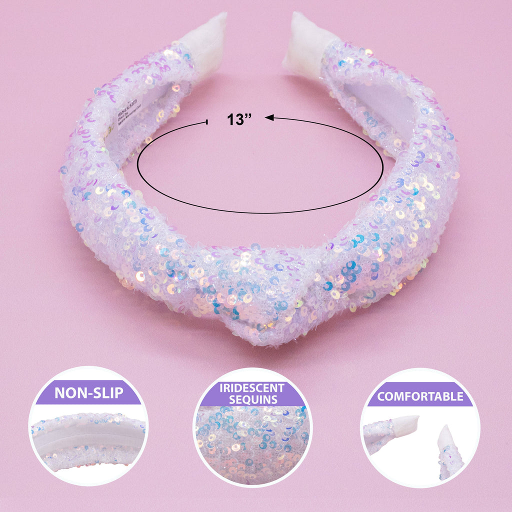 Kids Knot Headband - Sequin Knotted Hair Band Accessories